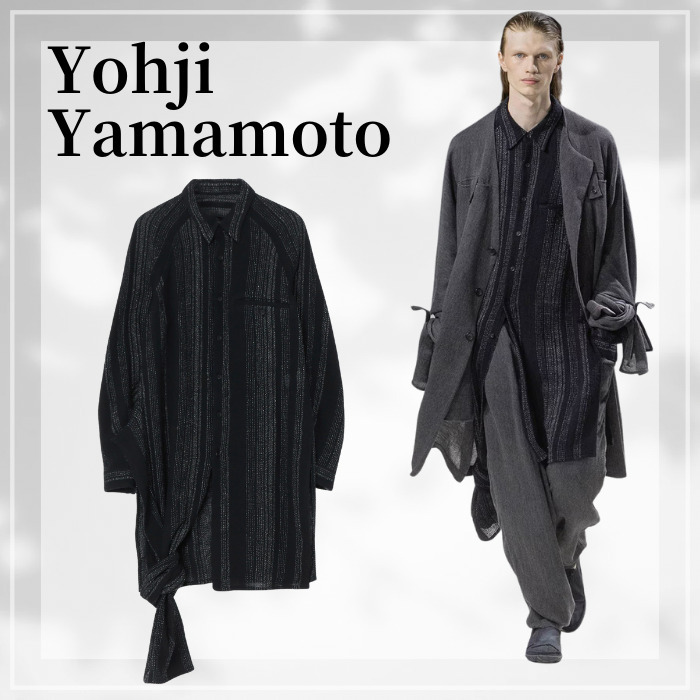 Yohji Yamamoto C/L S.T C M-TIED HEM STRIPE B ヨークスリーブ