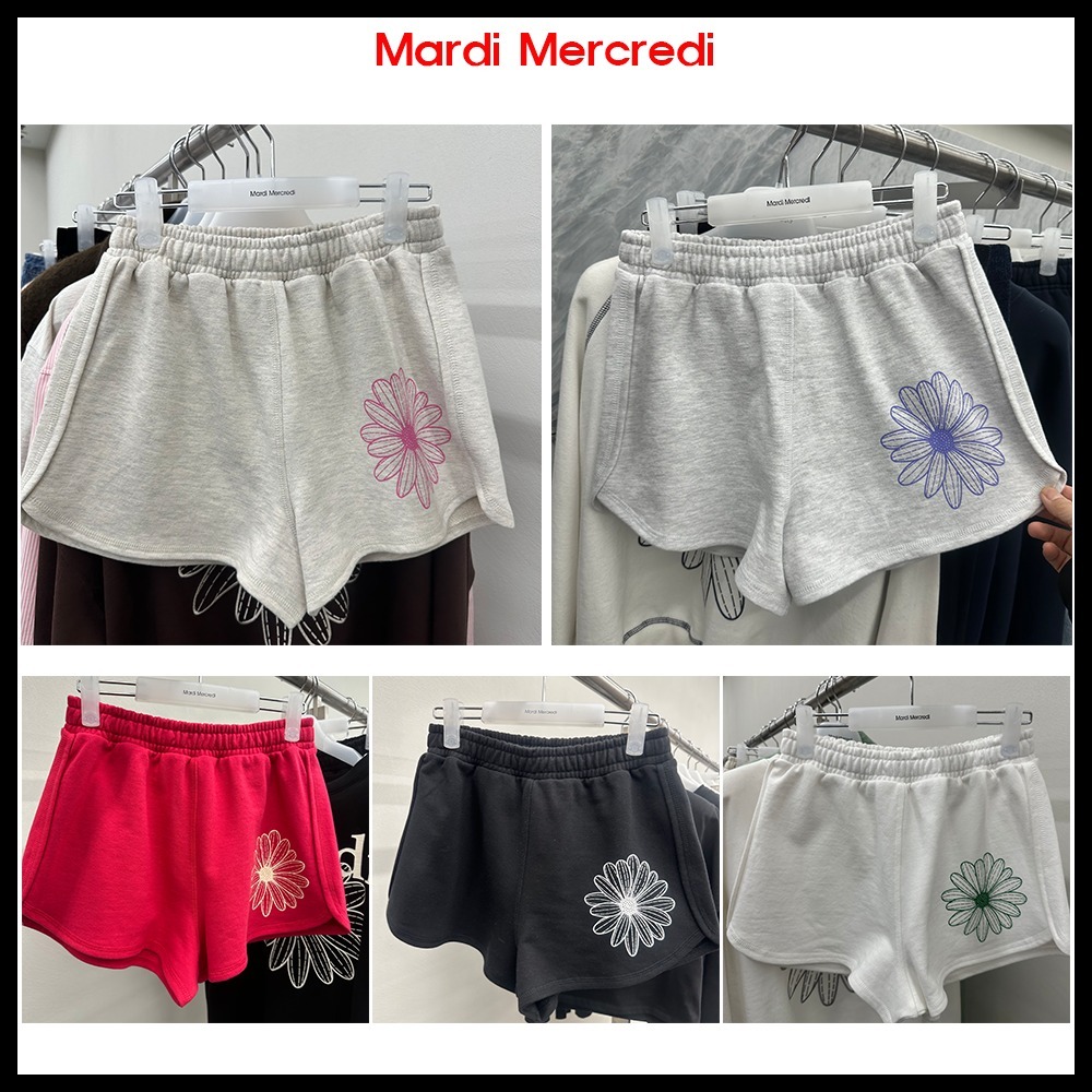 ★MARDI MERCREDI★MINI SWEAT SHORTS FLOWER★大人気★