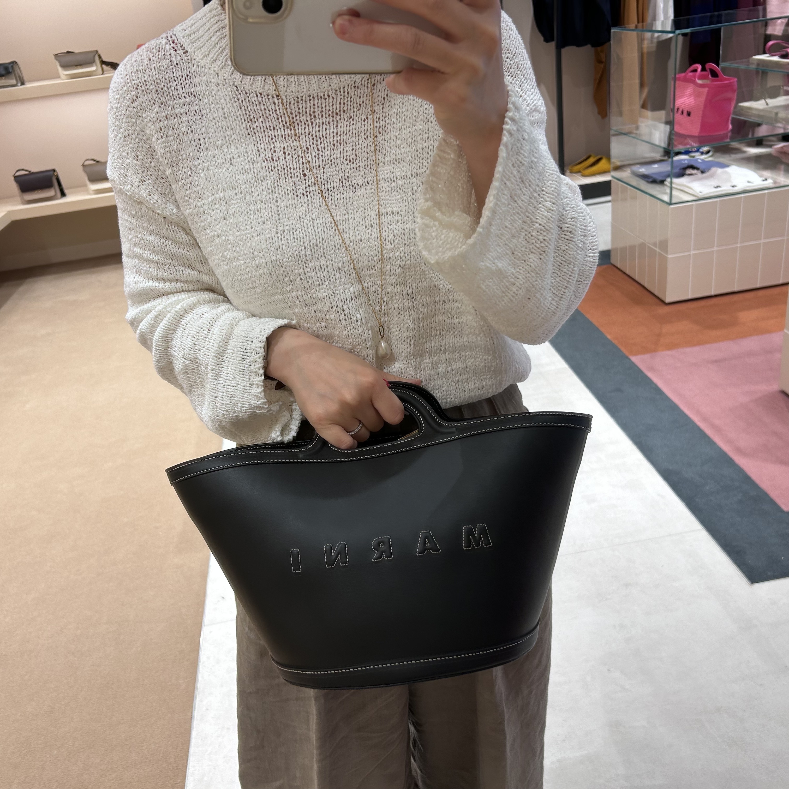 【VIPセール！】MARNI(マルニ)2ウェイトート