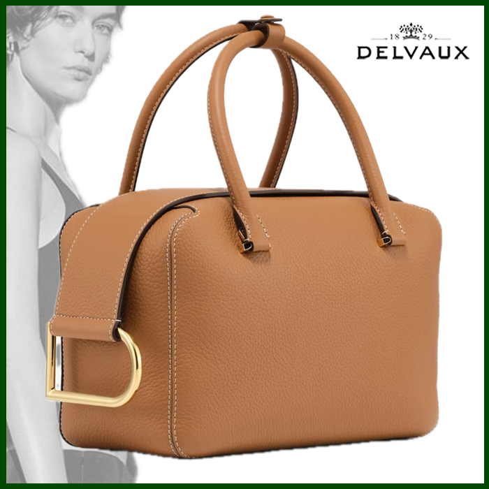 DELVAUX《Cool Box MM》トリヨンカーフ ベジタル DHL 直営店