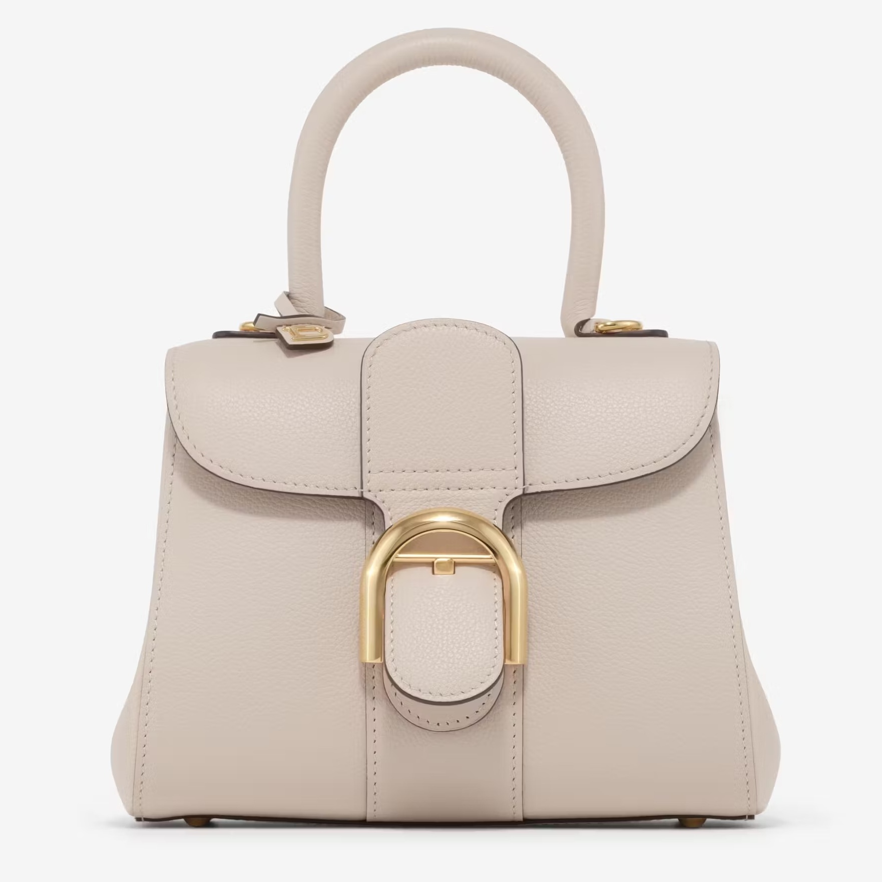 DELVAUX 王室御用達《Brillant Mini》セリエカーフ セサミ 直営