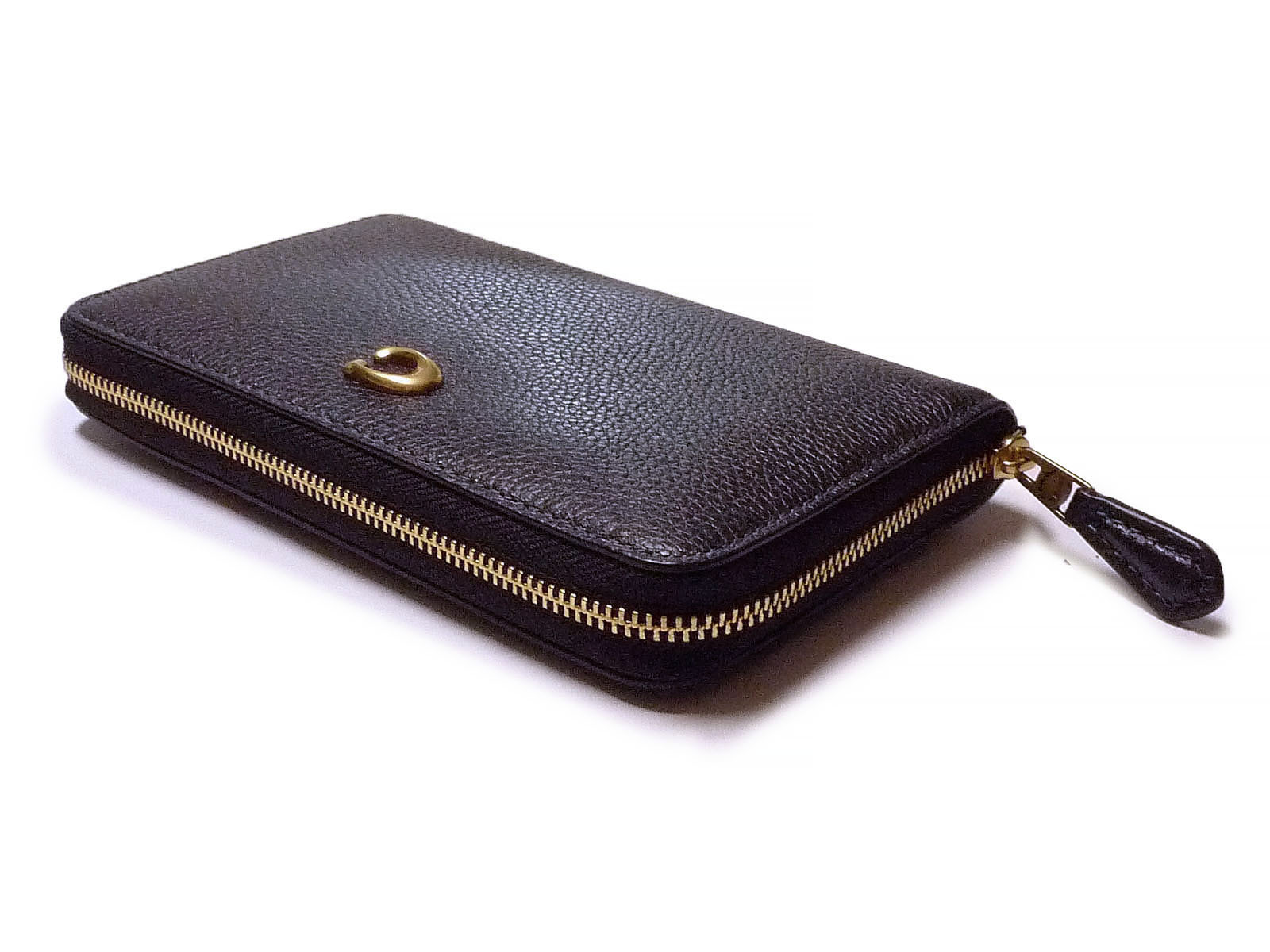 国内即発【COACH】CR546 Medium Zip Around Wallet black 長財布 国内即発【COACH】CR546 Medium Zip Around Wallet black 長財布