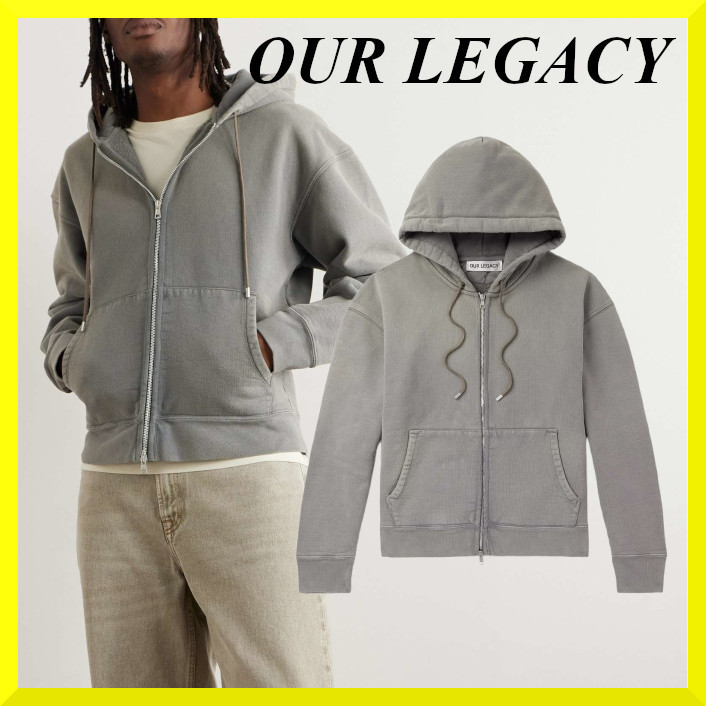 OUR LEGACY☆関税込☆ラスカル コットン ジップアップ パーカー