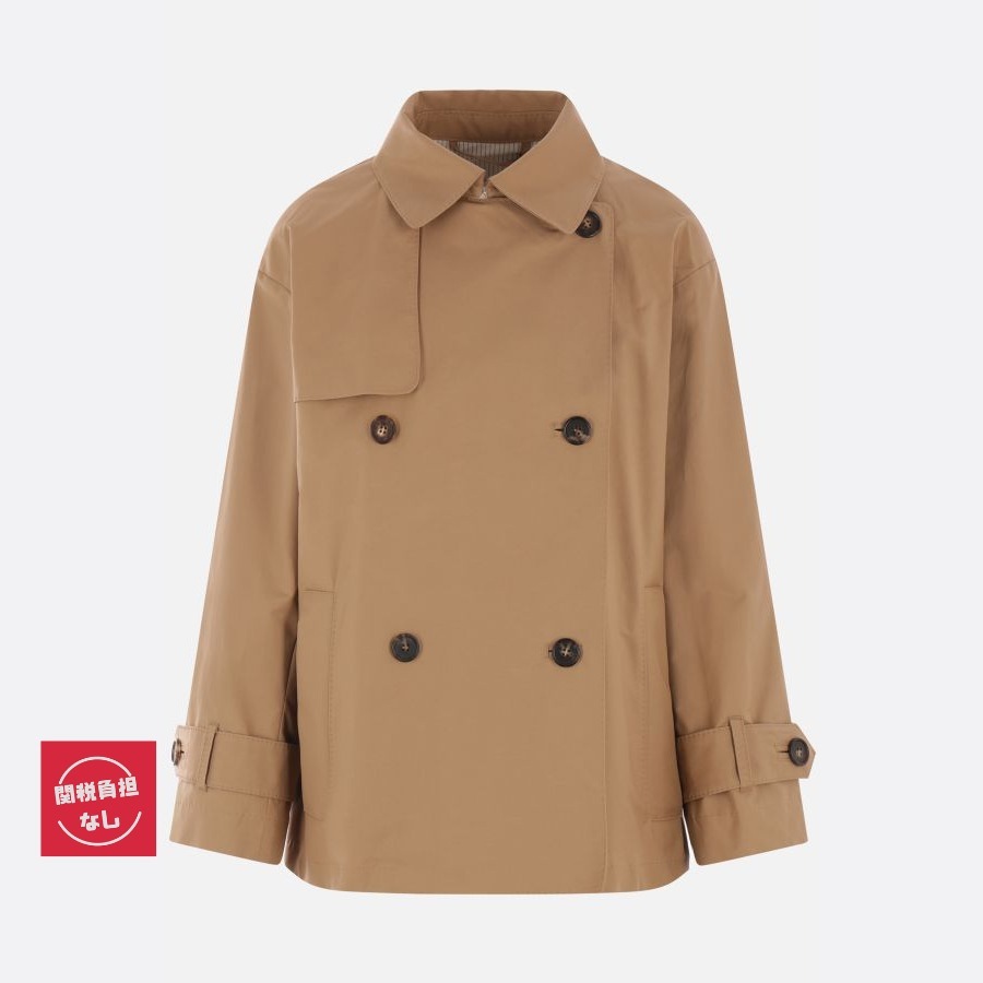【関税なし】MAX MARA THE CUBE ゼノ ショートトレンチコート