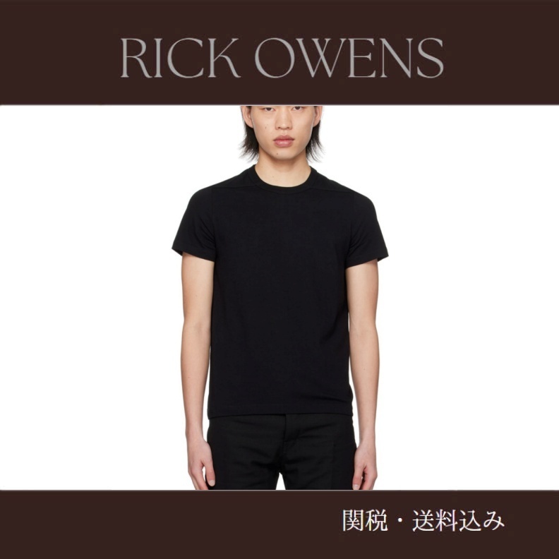 Rick Owens☆ブラック Short Level Tシャツ