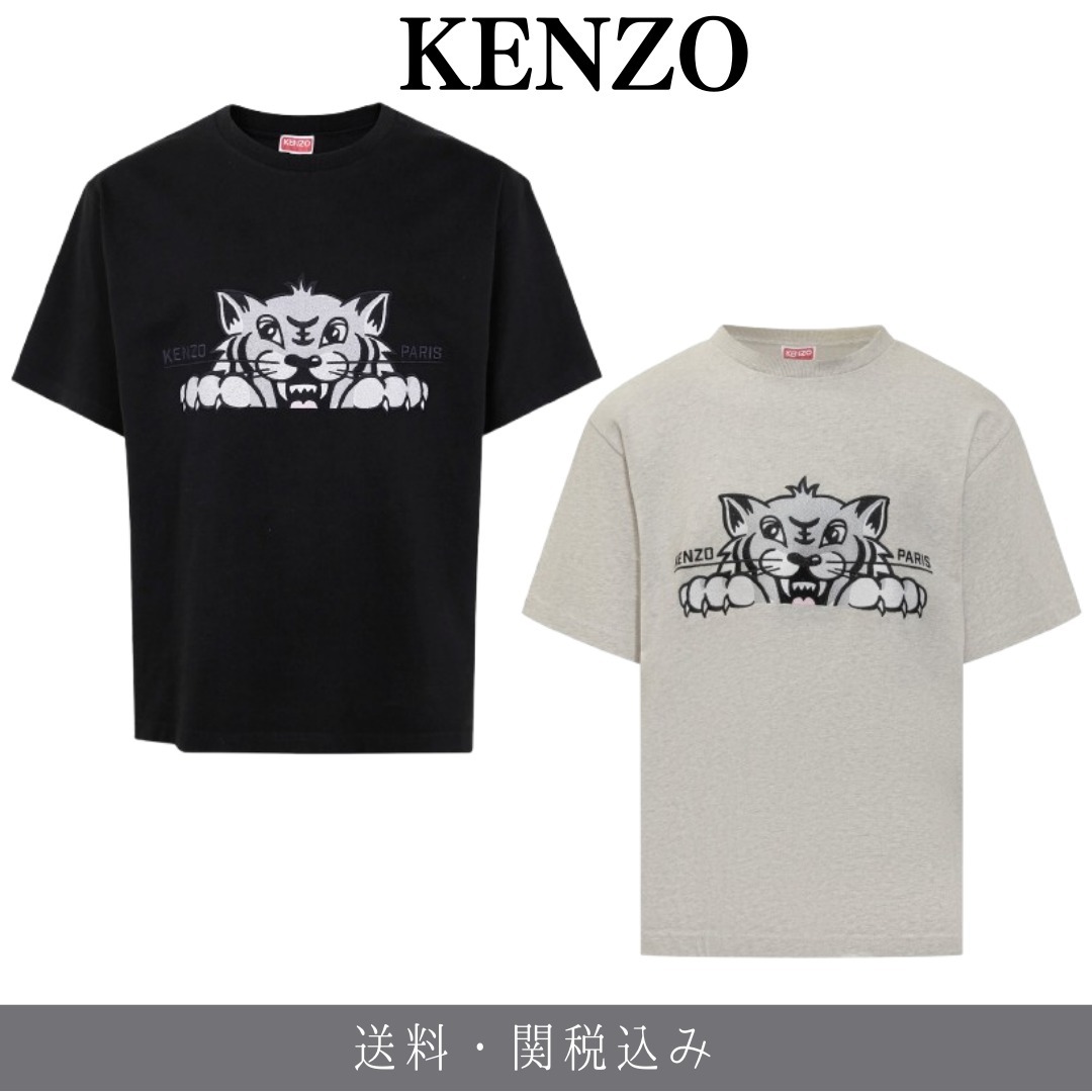 KENZO タイガー クルーネック Tシャツ 送料関税込み