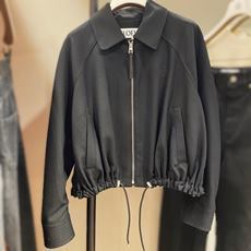人気上昇中♪【LOEWE】バルーンジャケット☆ブラック ウール