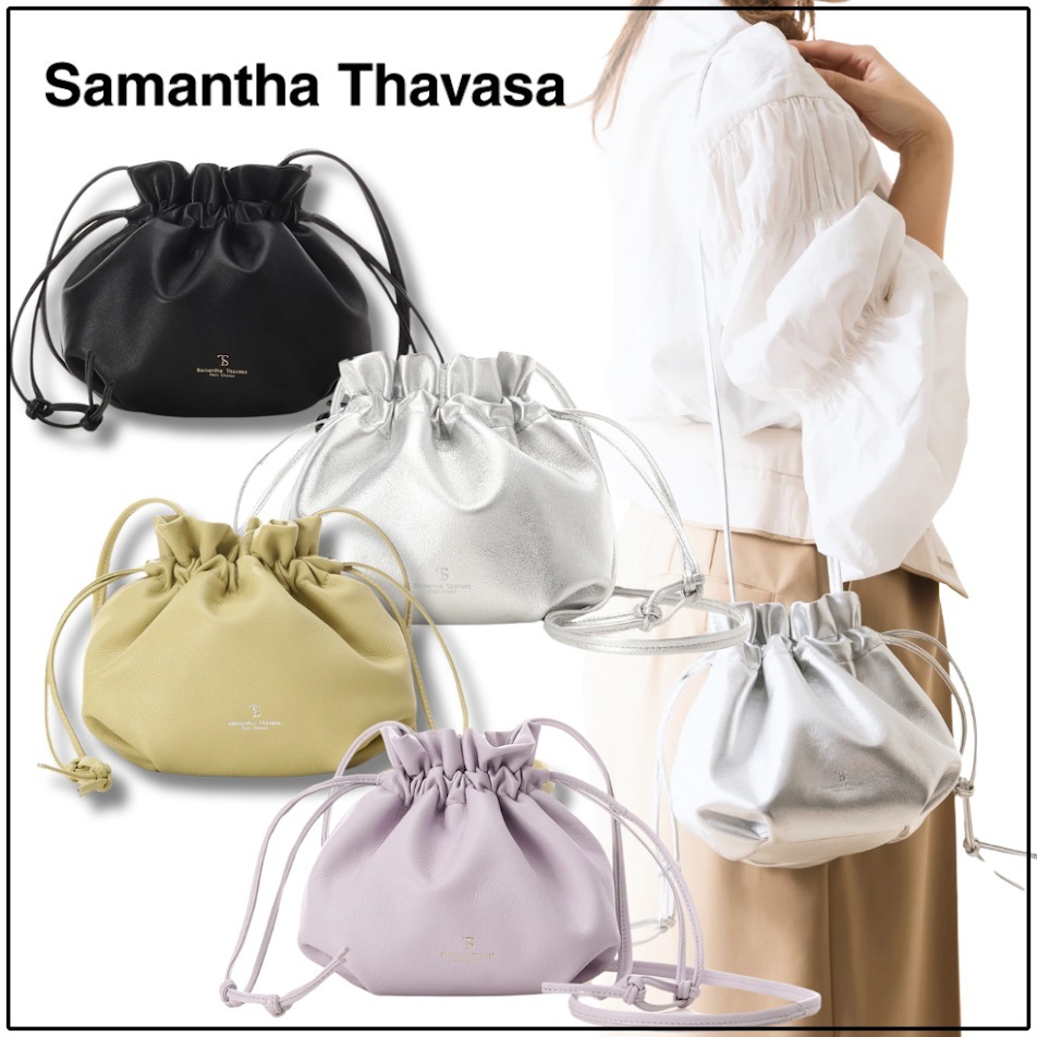 国内買付【Samantha Thavasa】可愛い シンプル 巾着 バッグ
