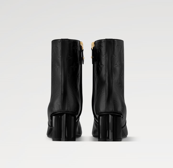 Louis Vuitton《シルエットライン アンクルブーツ》黒 DHL 直営