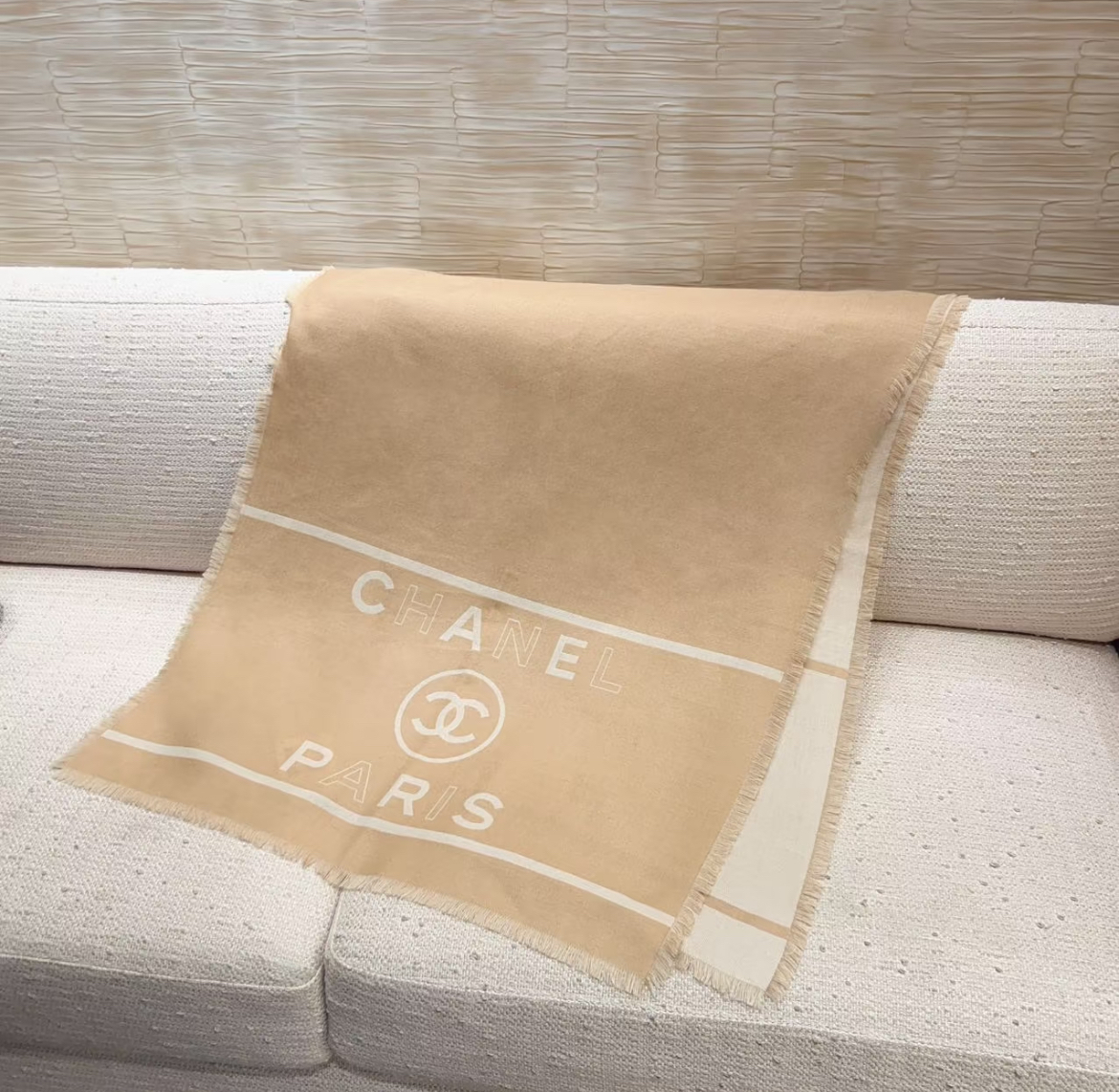 【上品でタイムレスな魅力◎】CHANEL★ストール 上品でタイムレスな魅力◎】CHANEL☆ストール