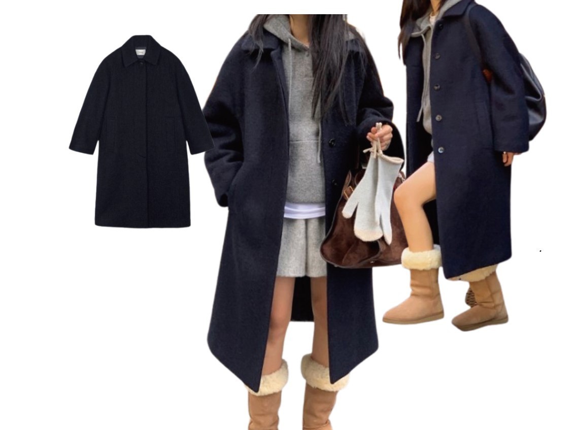 韓国商品/HAAG an alpaca single coat