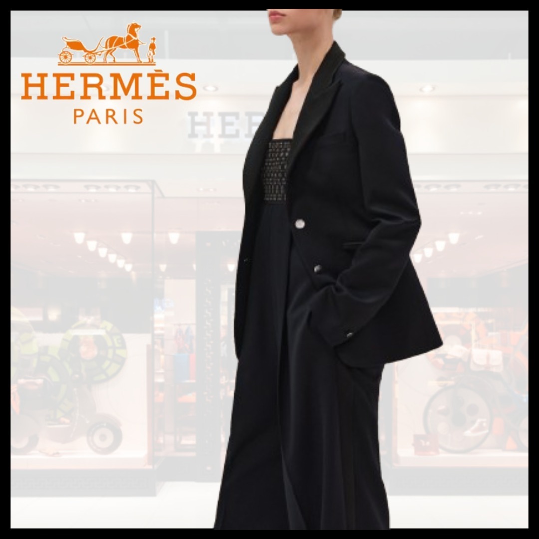 ★Coolなスタイルに★HERMES タキシードジャケット
