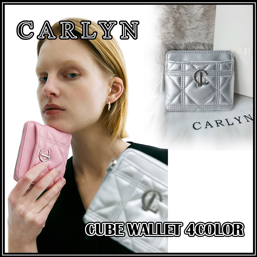 韓国人気ブランド★ウォレット【Carlyn】Cube Wallet★4色