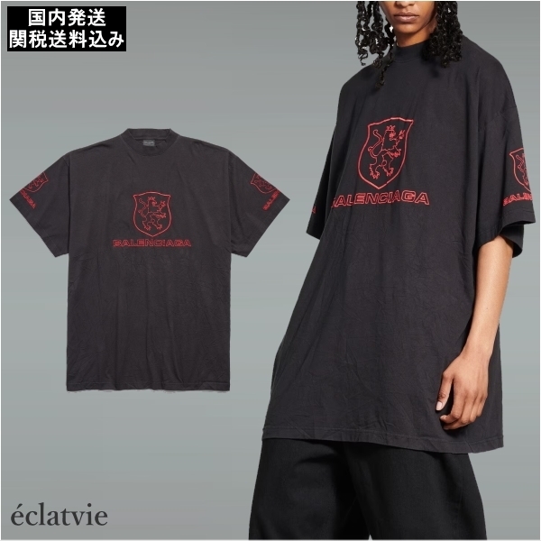 【関税込・国内発送】BALENCIAGA Lion Club Over Sized T-shirt