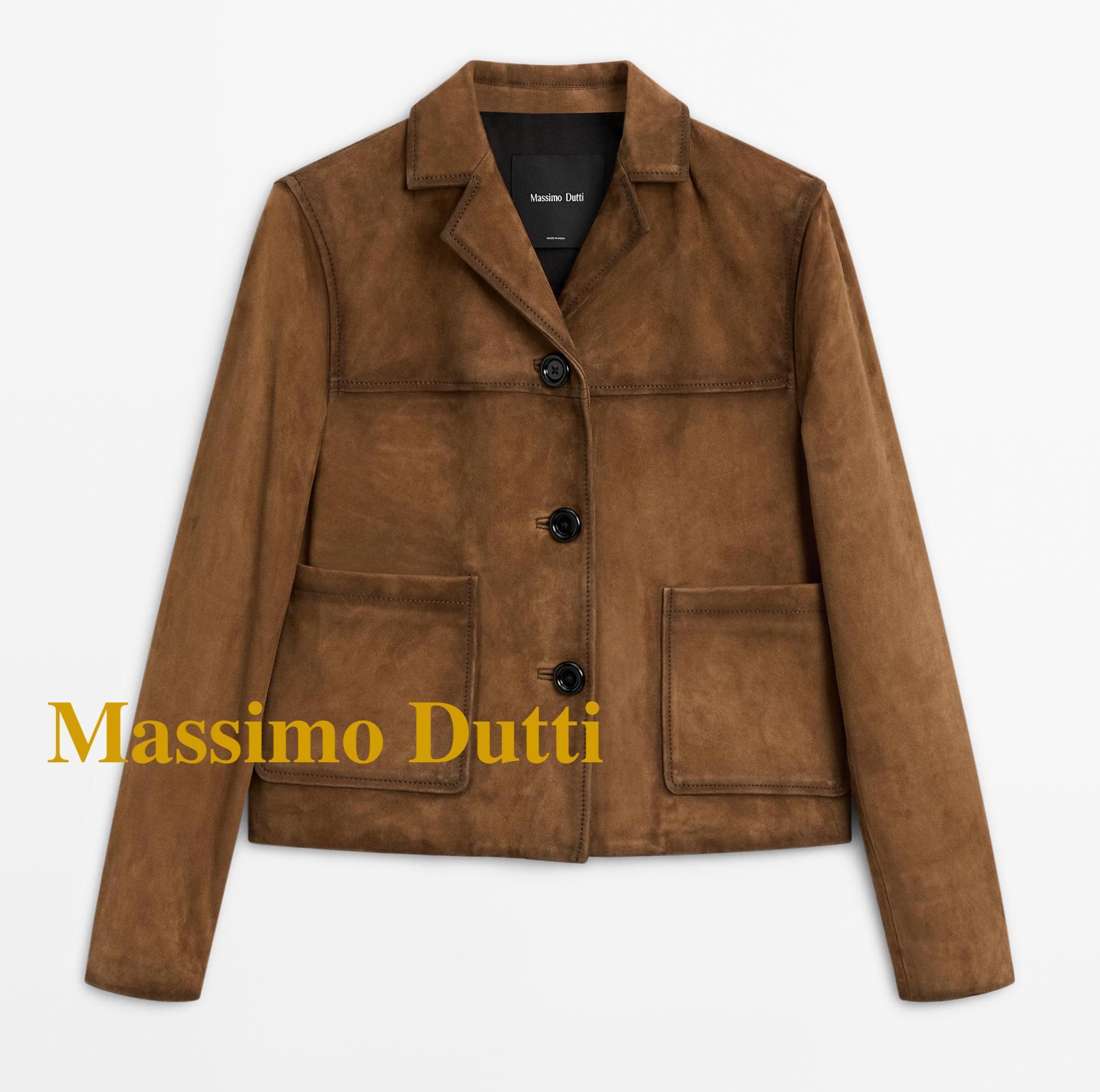 ☆日本未入荷*Massimo Dutti*新作*リアルスエードジャケット/T☆