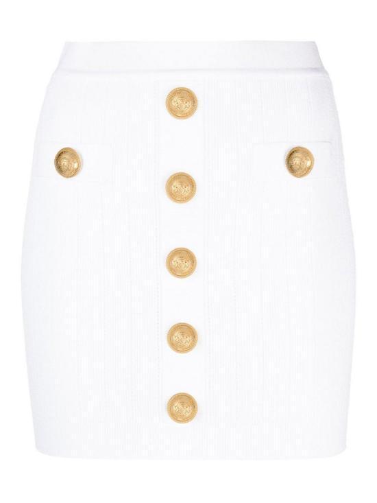 ミニスカート BALMAIN Women Skirts BF1LB290KB070FA White