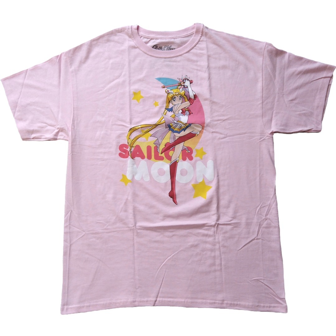 セーラームーン Tシャツ ピンク 月野うさぎ アニメT 公式