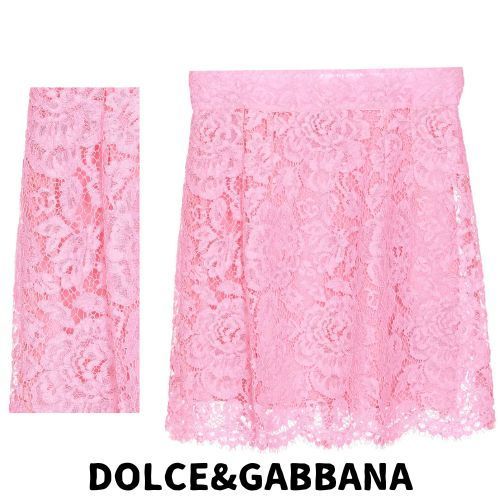 【DOLCE&GABBANA】フローラルレース ミニスカート