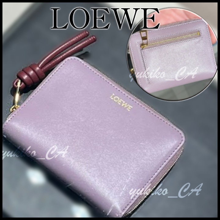 【国内発送】Knot compact zip around wallet