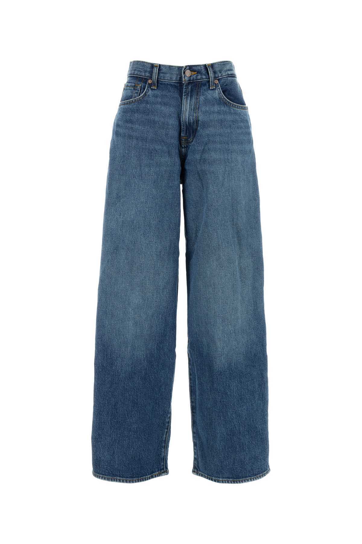 デニム・ジーパン SEVEN FOR ALL MANKIND JEANS (JSSAC100JA MIDBLUE)