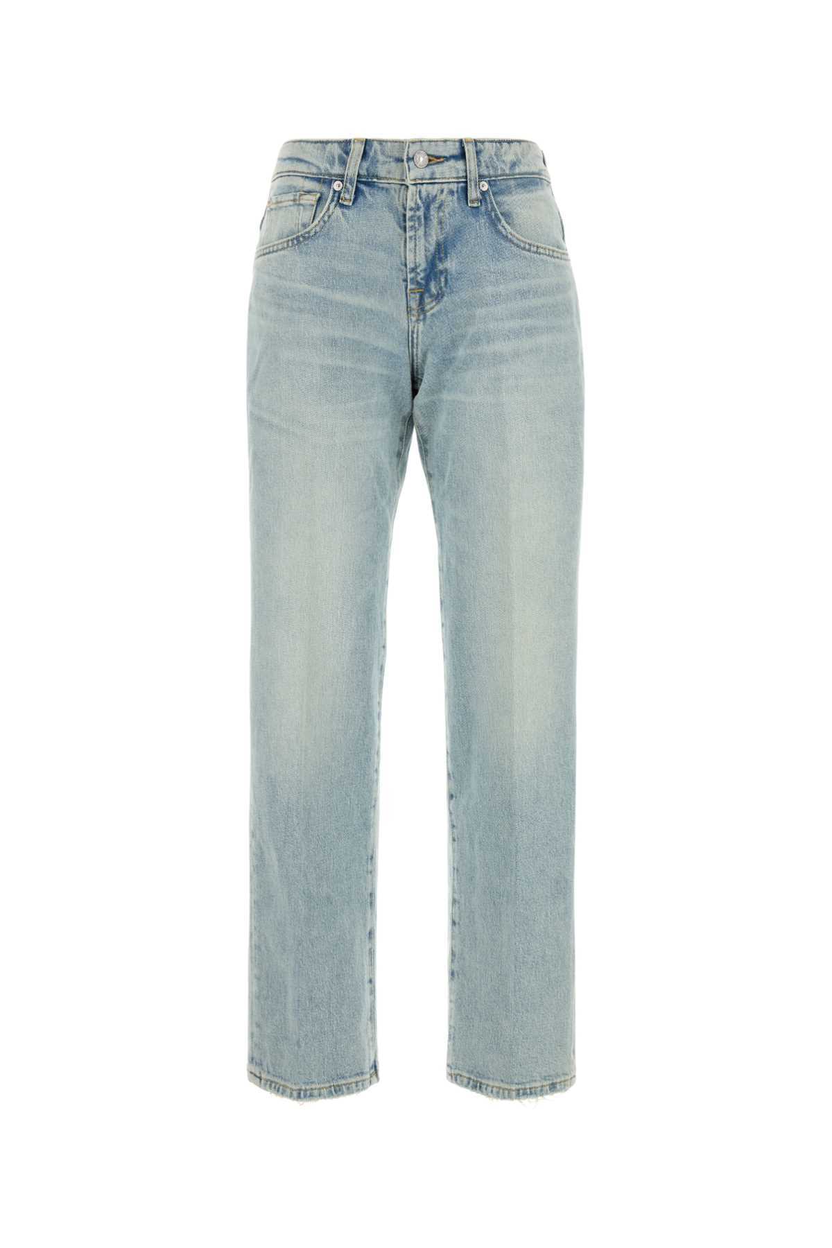 デニム・ジーパン SEVEN FOR ALL MANKIND JEANS (JSIYC650SH LIGHTBLUE)
