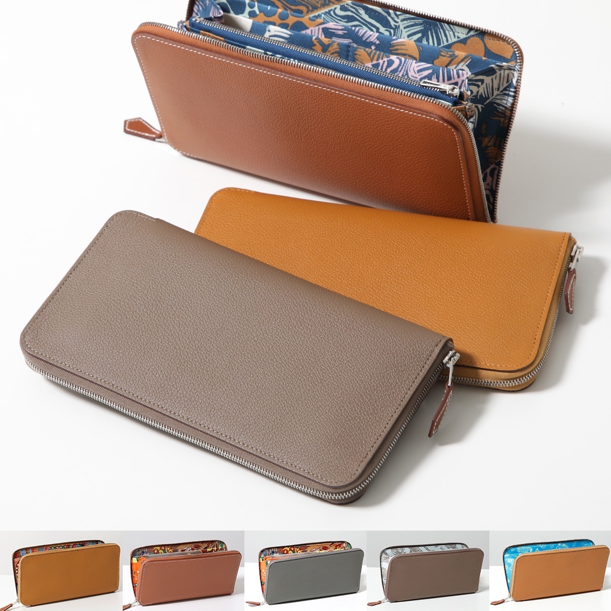 HERMES 長財布 アザップ シルクイン ロング H085239CK