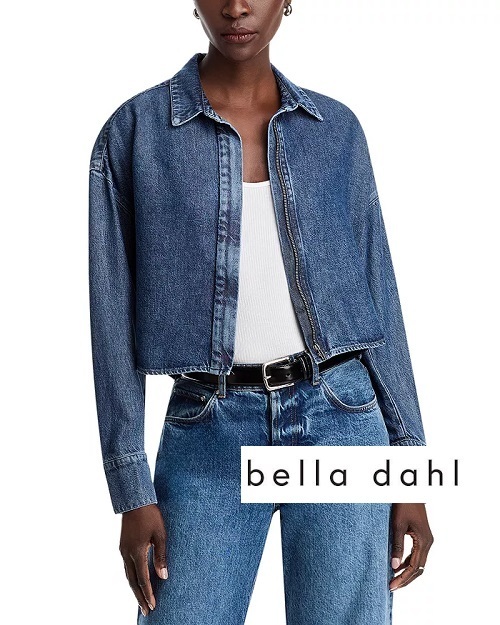 Bella Dahl デニムオーバーサイズクロップドシャケット