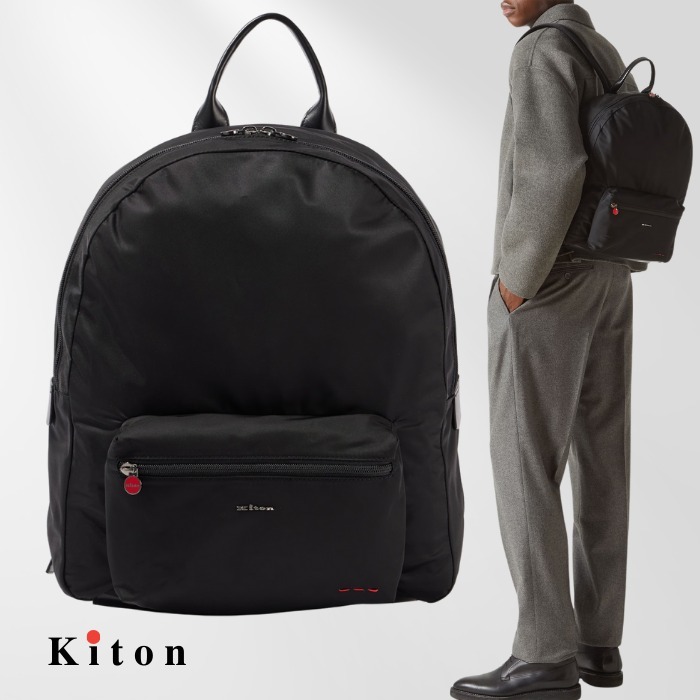 洗練された大人の【Kiton キートン】テクニカル バックパック