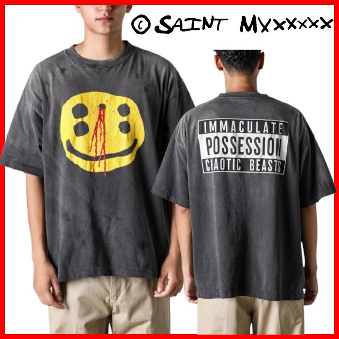 Saint Mxxxxxx x Cactus Plant Flea Market 半袖 Tシャツ