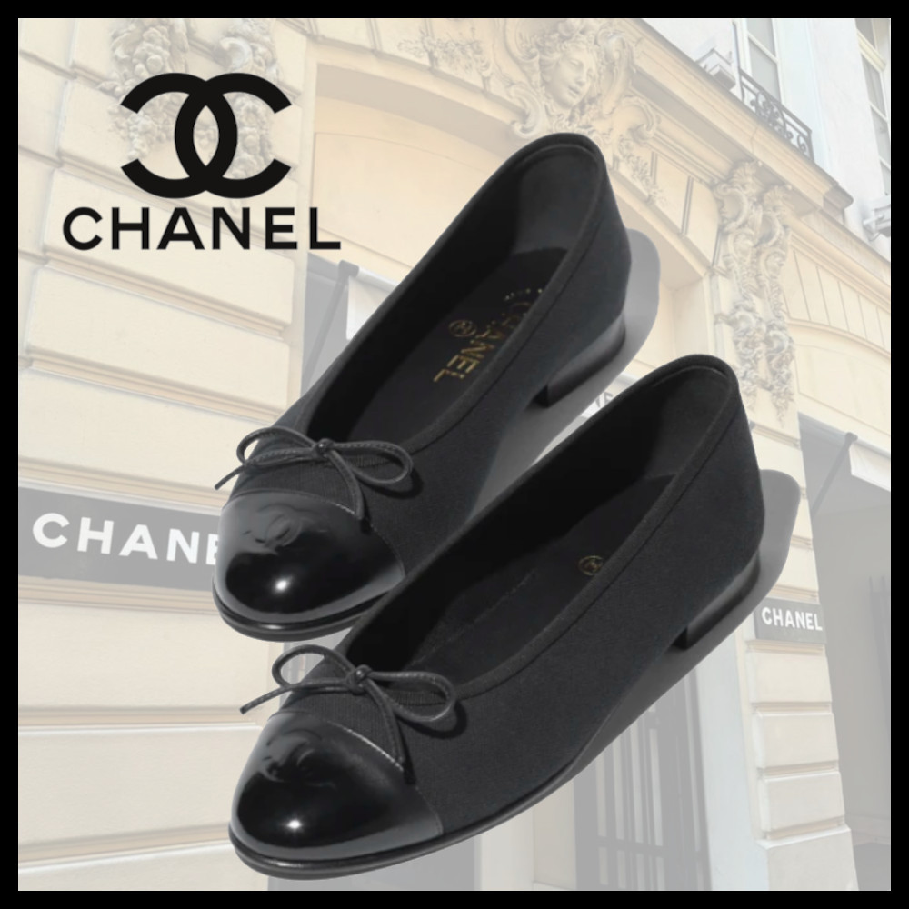 上品でお洒落♡【CHANEL】バレリーナ シューズ