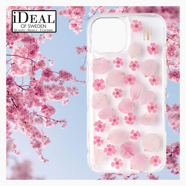 関税送料込 iDEAL OF SWEDEN クリアケース iPhone 桜