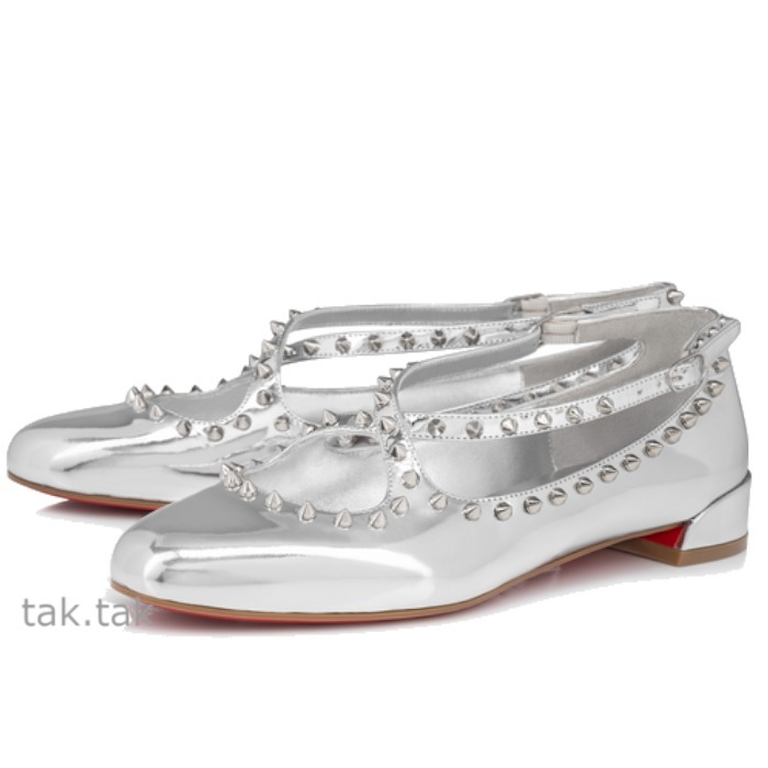 25SS【ルブタン】Pilouta Jane Spikesバレリーナ レザー