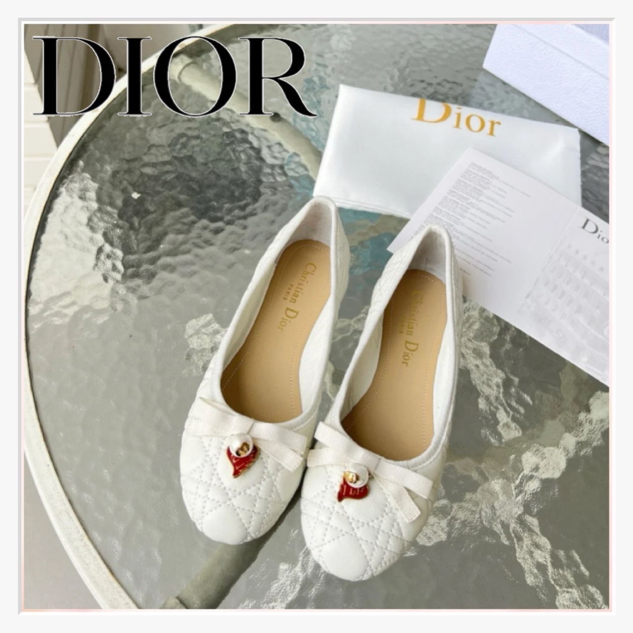 【主役級の足元♪】dior バレーシューズ 足元までお洒落に☆】DIOR バレーシューズ