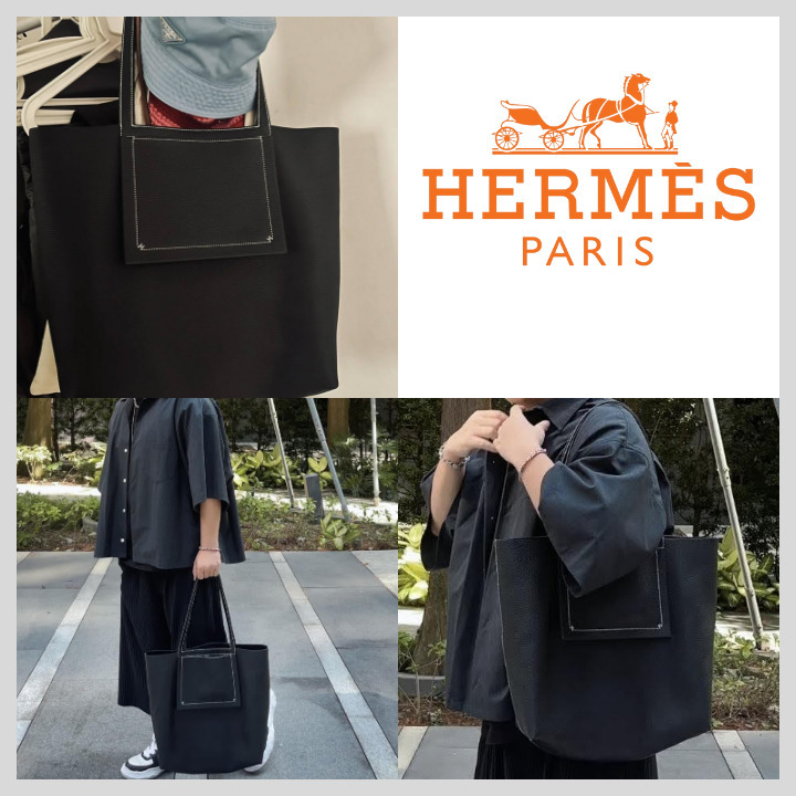《超希少★》HERMES Cabasellier 46 カバセリエ ブラック