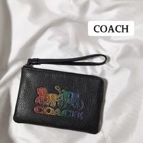 【Coach】Horse & Carriage small レザー ポーチ/財布/小物入れ