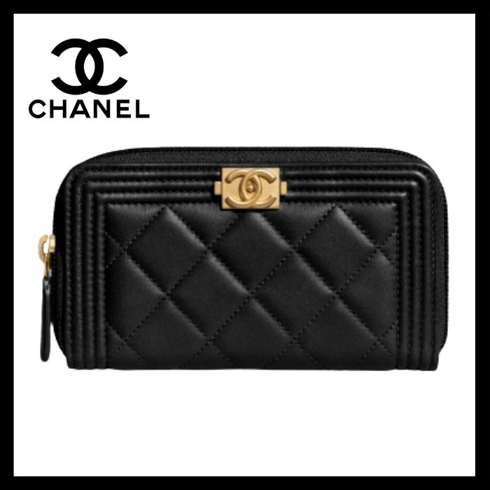 大人気！】BOY CHANEL ジップ ウォレット [CHANEL]