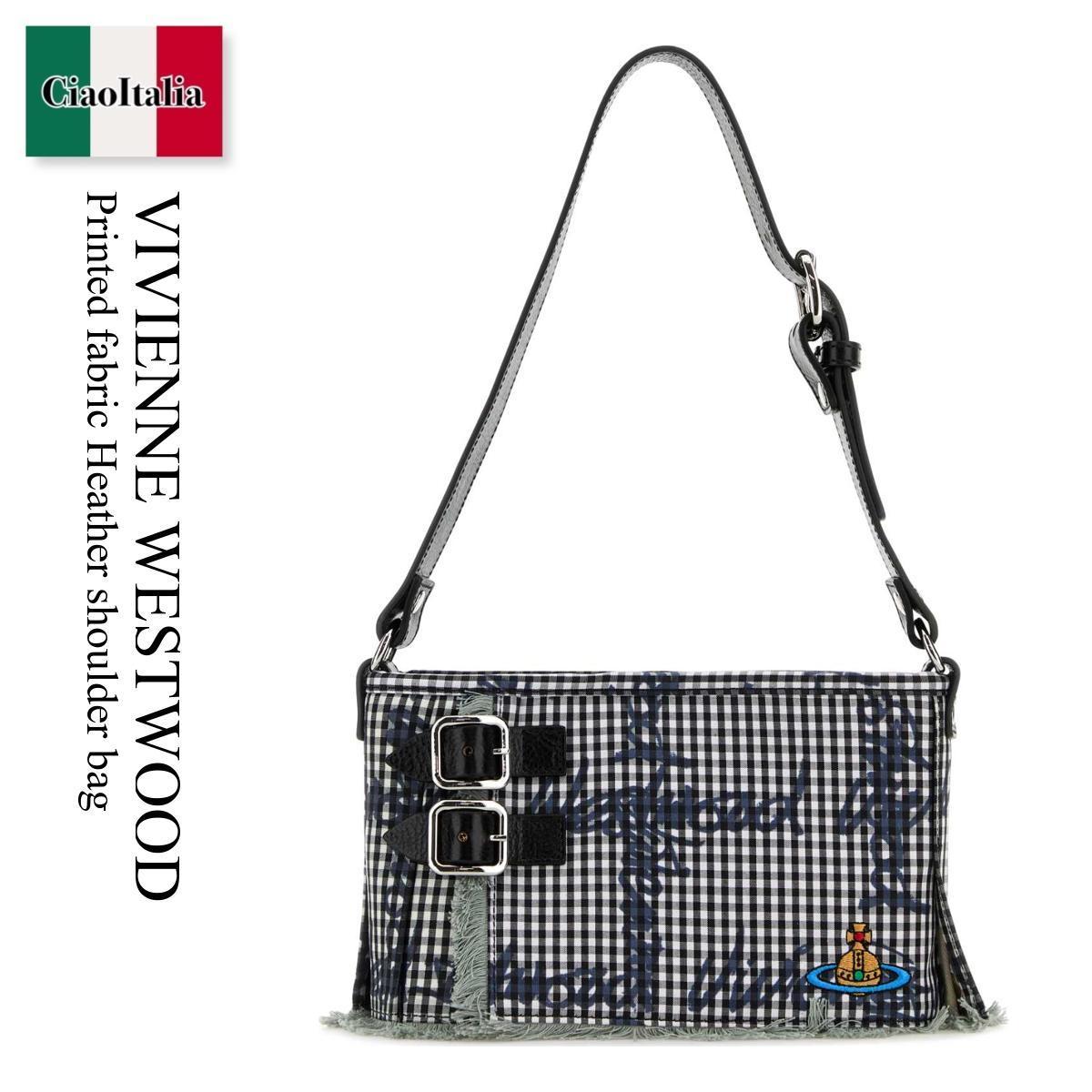 ショルダーバッグ・ポシェット Vivienne Westwood Printed Fabric Heather Shoulder Bag