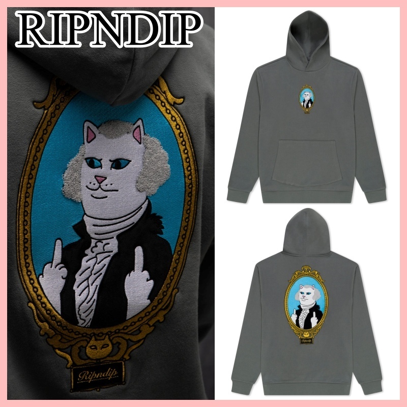 RIPNDIP President Nermie フーディ パーカー Charcoal 送料込み