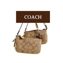 【Coach】シグネチャー 2way ミディアム  ポーチ/財布/小物入れ