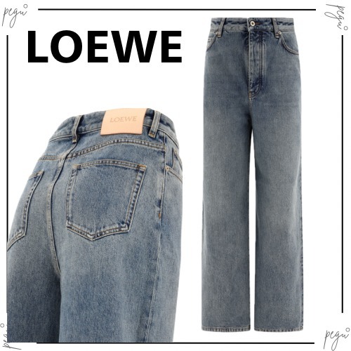 【LOEWE】国内発送 ロエベ デニム ジーンズ Denim A Vita Alta