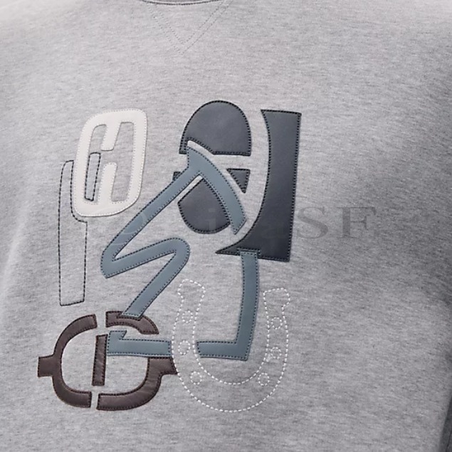 【直営店特別価格】HERMES スウェットシャツ パッチ 《Hパズル》