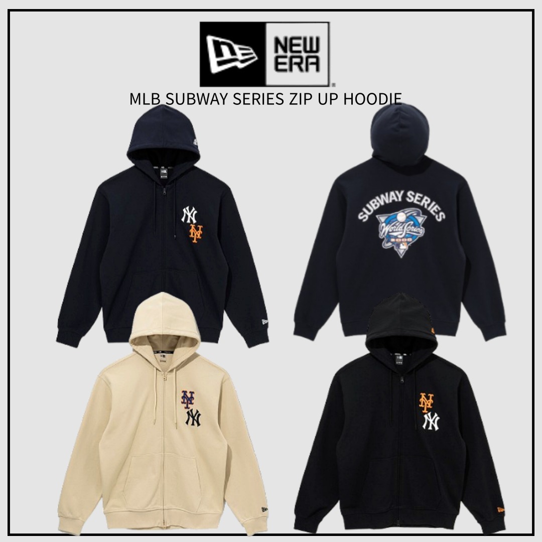【韓国】ニューエラ■ユニセックス*SUBWAY SERIES ZIP UP HOODIE