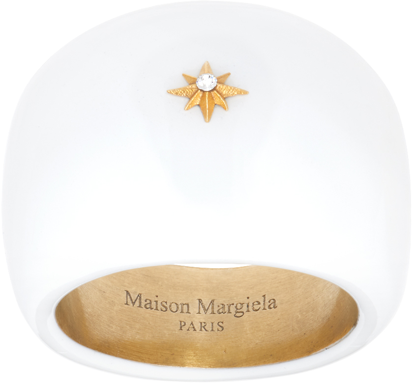 【関税込み】Maison Margiela ホワイト シグネットリング