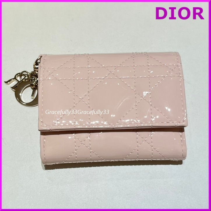 Dior Lotus ウォレット パテントカーフスキン