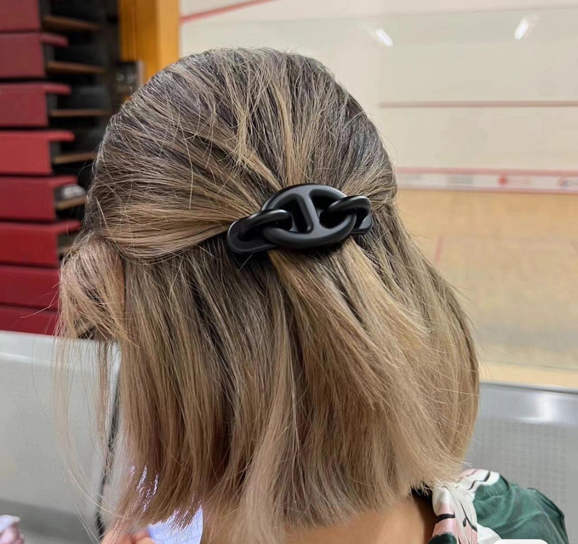 HERMES バレッタ Barrette Tri Maillon PM エルメス】バレッタ Barrette Tri Maillon PM ヘアクリップ