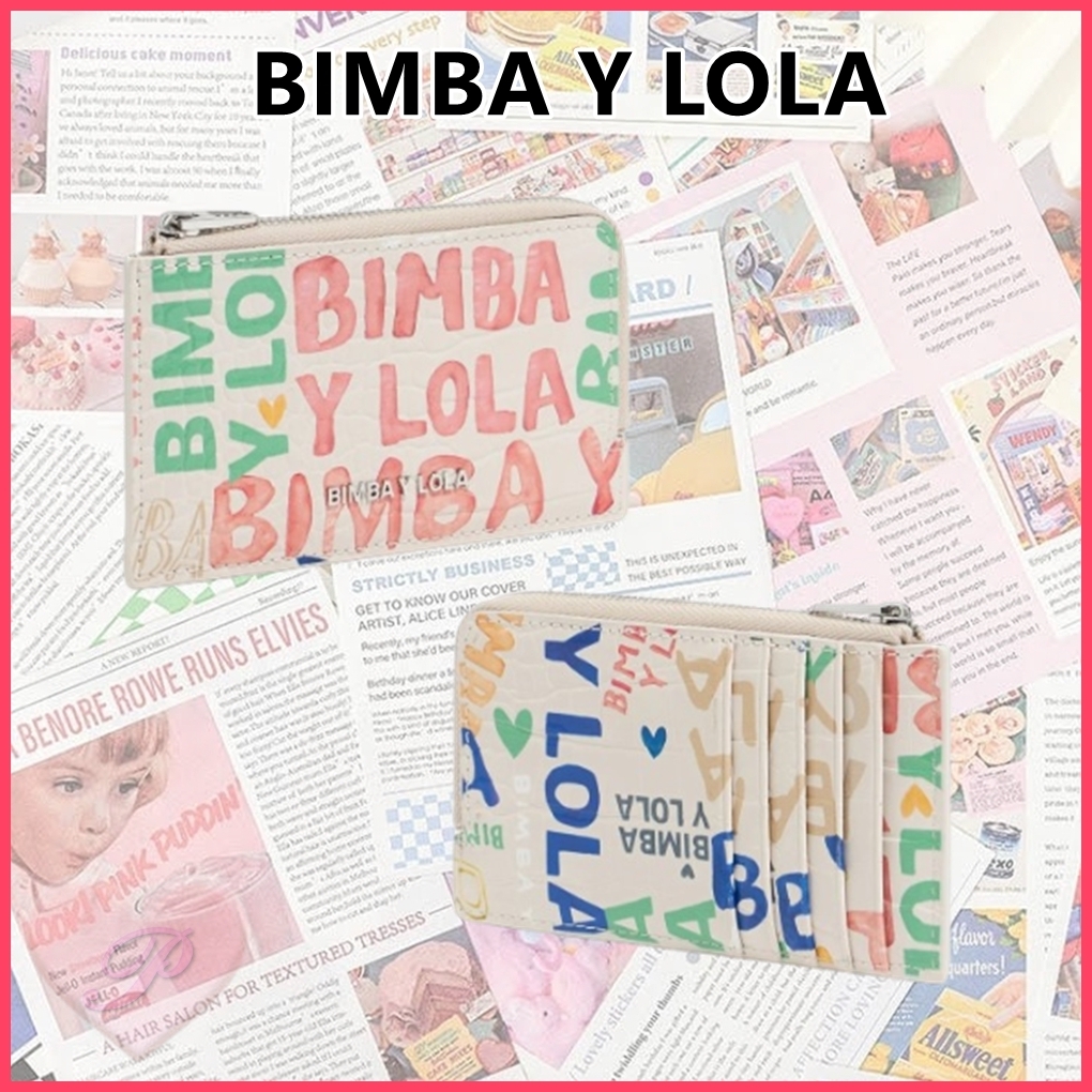 [BIMBA Y LOLA]ロゴプリントコイン&カードケース