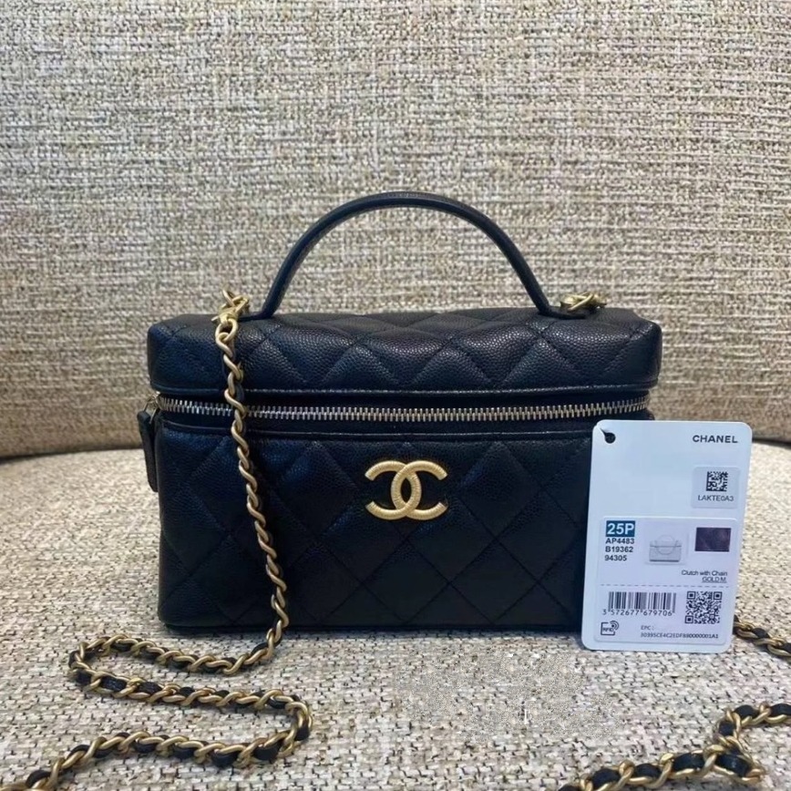 《25P》CHANEL バニティ チェーンショルダーバッグ