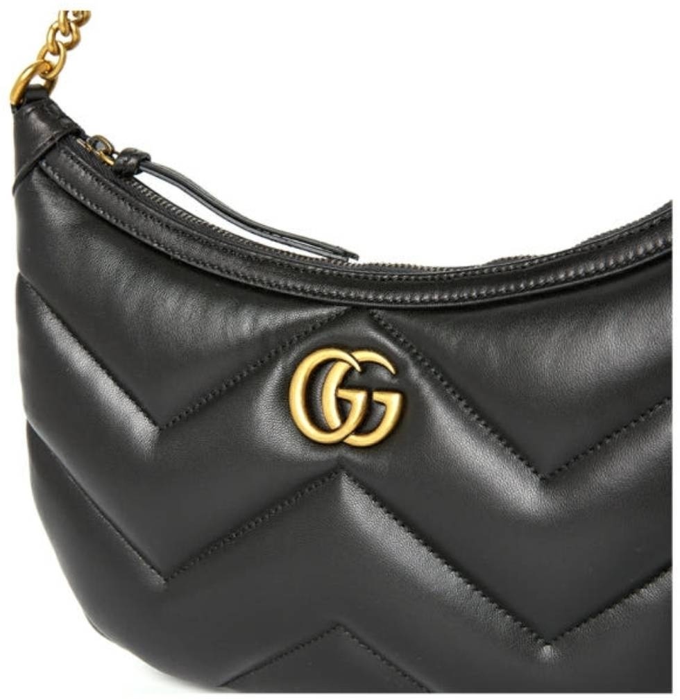 《GUCCI》GGマーモント スモール チェーン ショルダーバッグ