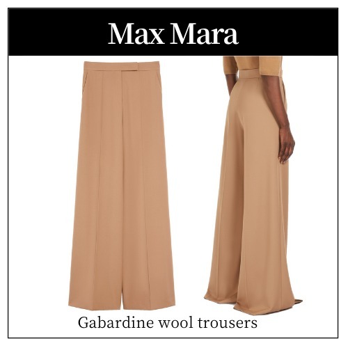 25SS Max Mara◆[NINFA] ギャバジンウールパンツ