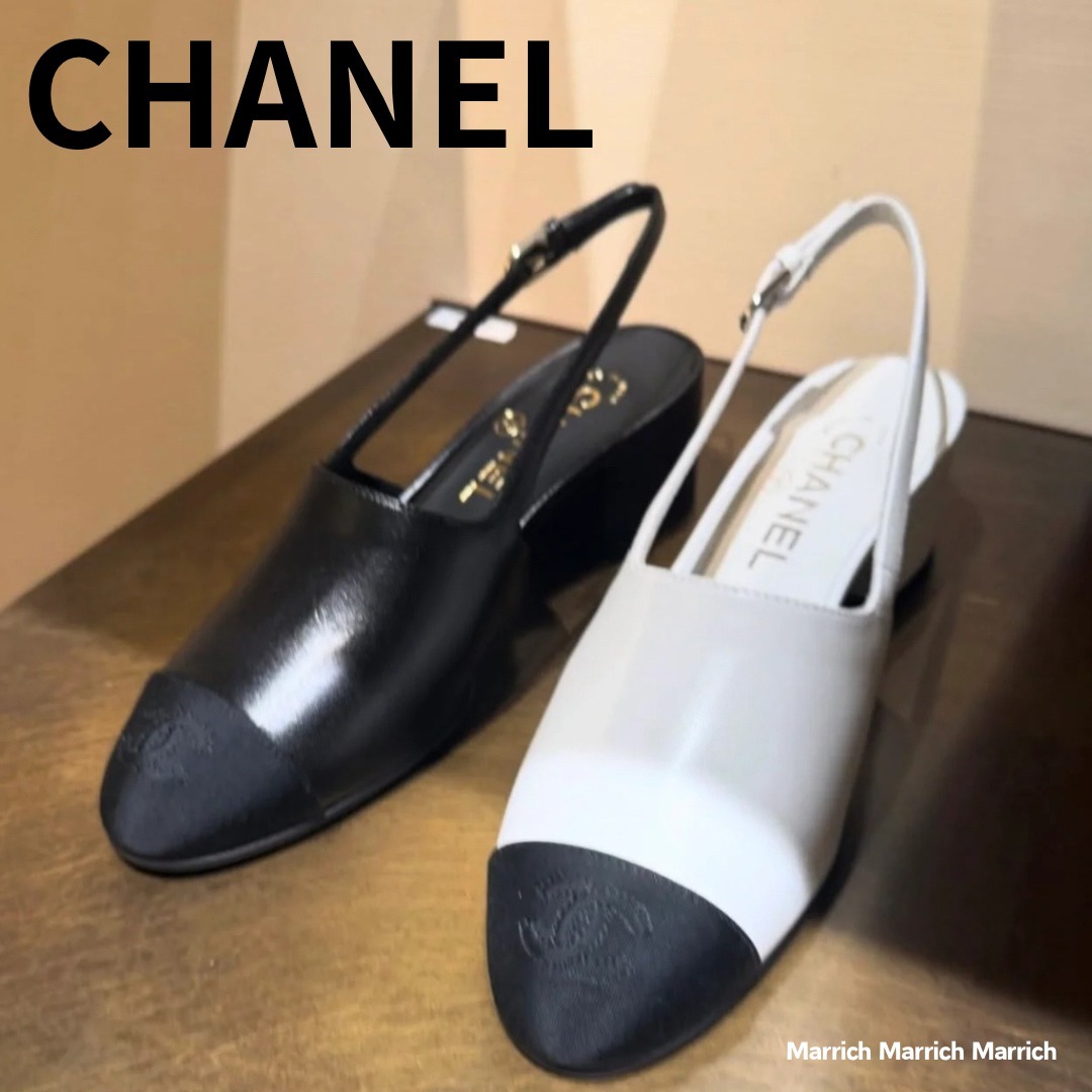 CHANEL《美足効果♡》シャネル ヒール ロゴ 4.5cm